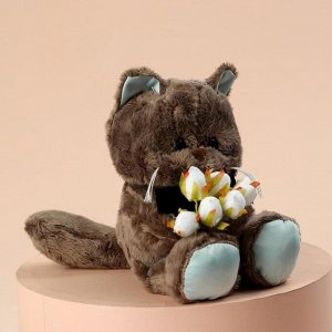 Мягкая игрушка «Джентльмен Marti», котик, 15 см