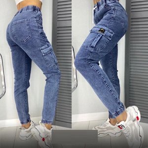 Крутые джинсы/джоггеры на резинке