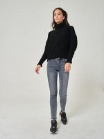 (002-1-coll) брюки джинсовые жен 32 (s) (8)
