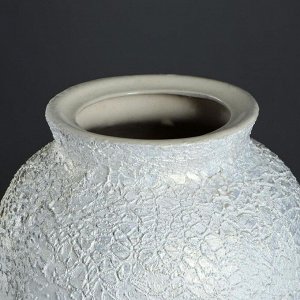 Ваза напольная "Арго" 63 см, пломбир, керамика