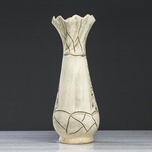 Ваза напольная "Вьюн" вязка, 64 см, керамика