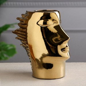 Ваза настольная "Афродита", булат, керамика, 24 см, 1 сорт