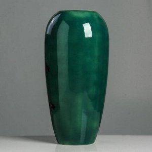 Ваза напольная "Аурика", природа, зелёная, 44 см, керамика