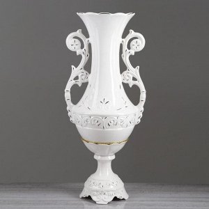 Ваза напольная "Феона", декор, 64 см, керамика