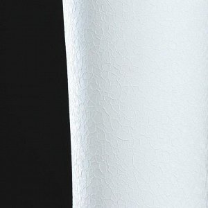 Ваза керамическая "Труба", напольная, шёлк, белая, 74 см