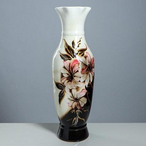Ваза напольная "Илона", цветы, керамика, 63 см