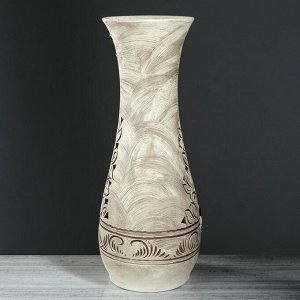 Ваза напольная "Осень" вязка, 58 см, керамика