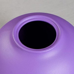 Ваза керамика настольная"Велеса", цвет фиолетовый, муар, 27 см