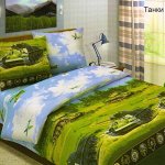 Наволочки из бязи &quot;Танки&quot;