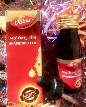 Шадбинду масло / Shadbindu oil (Dabur) капли в нос, 25 мл