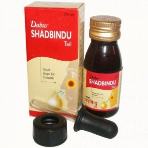 Шадбинду масло / Shadbindu oil (Dabur) капли в нос, 25 мл