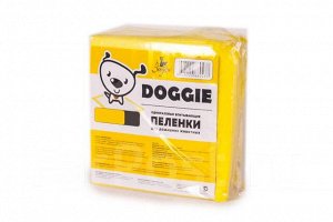Одноразовые гелевые пеленки для домашних животных "DOGGIE", 33см х 45см (10 шт), 1/20
