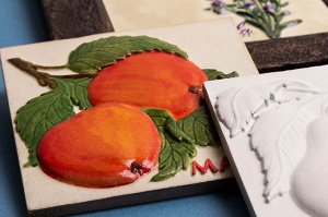 Заготовка для декорирования "Love2art" "OLIV" Плитка для декорирования МДФ 10 х 10 х 0.5 см №01