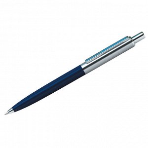 Ручка подарочная шарик Silver Arrow 1,0мм корпус синий/хром футляр
