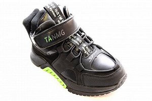 Ботинки С0602-10-1G черн/зел