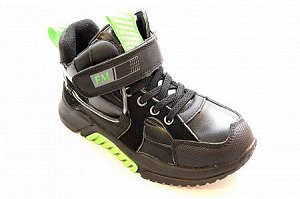 Ботинки С0602-15-1G черн/зел