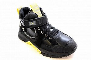 Ботинки В0602-15-1Y черн/желт