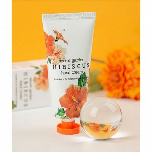 Крем для рук с экстрактом хризантемы Jigott Secret Garden Hibiscus Hand Cream