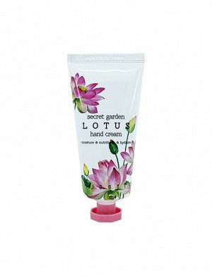 Крем для рук с экстрактом лотоса Jigott Secret Garden Lotus Hand Cream