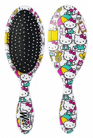 Расчёска для спутанных волос, Wet Brush Original Detangler Hello Kitty Under My Umbrella-White