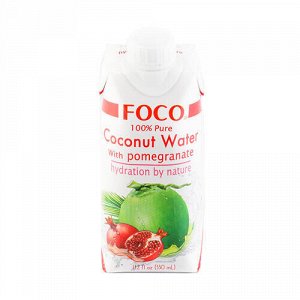 Кокосовая вода с соком граната FOCO