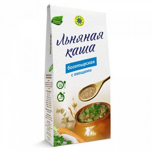 Каша льняная "Богатырская с овощами" Компас здоровья, 400 г