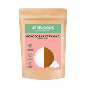 Кокосовая стружка / Coconut desicated organic Ufeelgood, 200 г