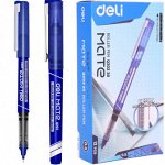 Ручка роллер Синяя 0,5мм Deli Mate