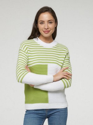 Джемпер женский BY212-40081   074/321 белый/жасминовый чай