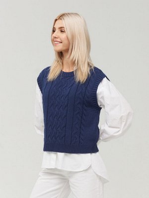 Жилет женский BY222-14055   30822 индиго