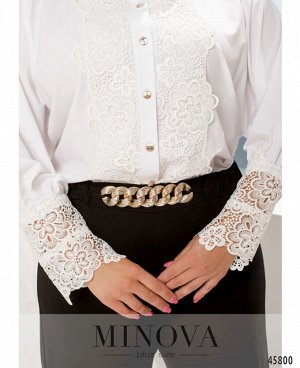 Блуза №1806-белый