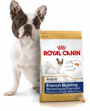 Royal Canin  FRENCH BULLDOG ADULT (ФРАНЦУЗСКИЙ БУЛЬДОГ ЭДАЛТ)
Питание для взрослых собак породы французский бульдог в возрасте от 12 месяцев и старше
