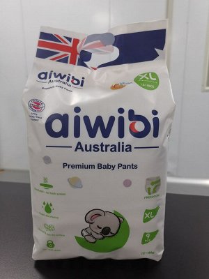 Детские одноразовые подгузники-трусики тм aiwibi XL 13-18kg