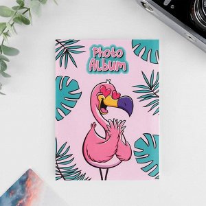 Фотоальбом в мягкой обложке "Фламинго", 36 фото