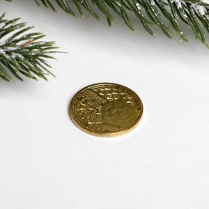 Монета тигр "Успешного года!", диам. 2,2 см