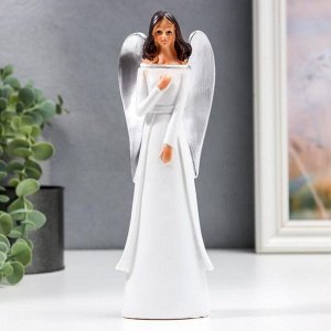 СИМА-ЛЕНД Сувенир полистоун &quot;Девушка-ангел в белом платье со шлейфом&quot; МИКС 21,7х4,5х7,5 см
