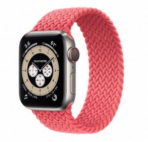 Плетеный нейлоновый ремешок для Apple Watch, 38 / 40 / 41 / 42 / 44 / 45 / 49 mm