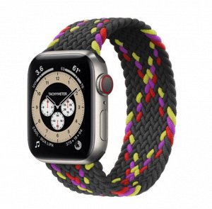 Плетеный нейлоновый ремешок для Apple Watch, 38 / 40 / 41 / 42 / 44 / 45 / 49 mm