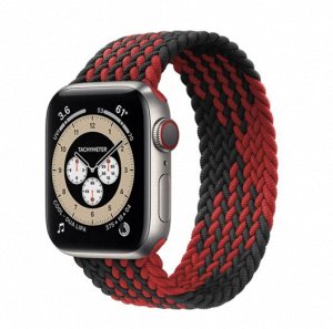 Плетеный нейлоновый ремешок для Apple Watch, 38 / 40 / 41 / 42 / 44 / 45 / 49 mm