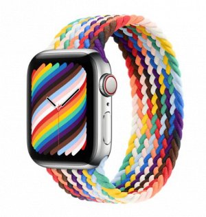 Плетеный нейлоновый ремешок для Apple Watch, 38 / 40 / 41 / 42 / 44 / 45 / 49 mm