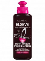 LOreal Paris Крем от ломкости Проверено Расческой &quot;Elseve, Ультра Прочность&quot;, несмываемый, для слабых, склонных к выпадению волос , 200 мл