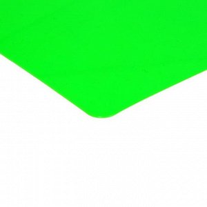 Доска для лепки пластиковая А5, Calligrata, "Яркое творчество", неон зеленый