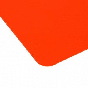 Доска для лепки пластиковая А5, Calligrata "Яркое творчество", неон апельсиновый