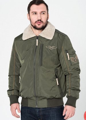 Мужская утепленная куртка-пилот 52-54р-р