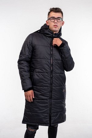 Пальто зимнее мужское  'Симпл' черный
