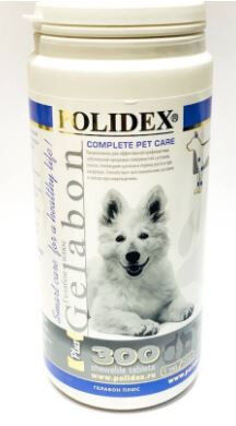 Полидекс Гелабон Плюс витамины для собак 300таб