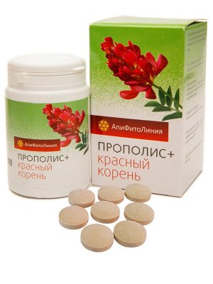 Апифитокомплекс «Прополис+» Красный корень-№60,табл. по 0,55г