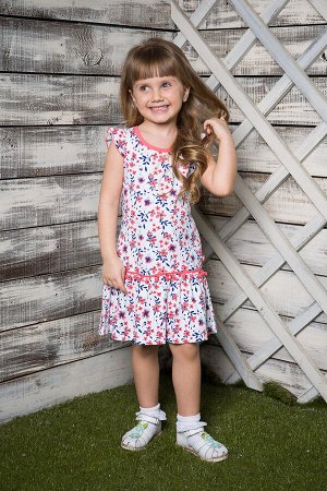 Трикотажное хлопковое платье Sweet Berry 98 р-р (на рост 98-104 см)