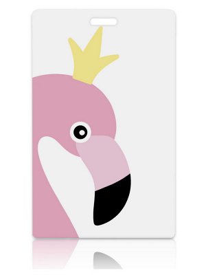 Держатель для карт "Flamingo Face" (6,5 х 10,4 см)
