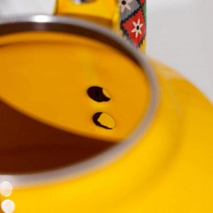 Чайник «Скандинавия», 1,1 л, цвет жёлтый